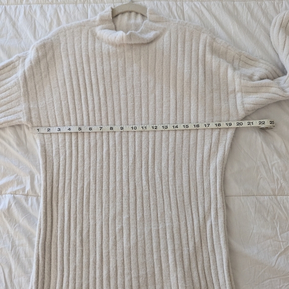Aerie Buttercream Ribbed Sweater Dress - Picture 11 of 12